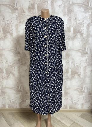 Міді сукня у квітковий принт,великий розмір,батал(024)2 фото