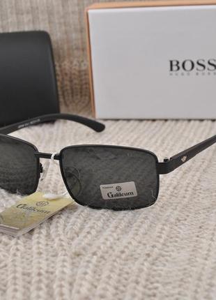 Фірмові вузькі сонцезахисні окуляри galileum  polarized gp548