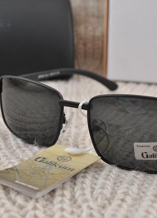 Фирменные узкие солнцезащитные очки galileum polarized gp5484 фото