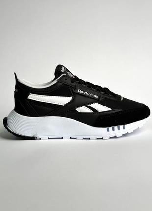 Мужские спортивные черно-белые кроссовки reebok legacy 🆕 рибок легаси1 фото