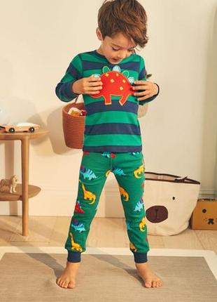 Некст хлопковые пижамы на мальчика 3шт next 9мес-8лет💙3 фото