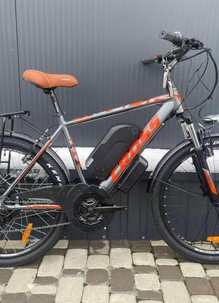 Електровелосипед 26" cubic-bike sonata silver 1000w 13ah 48v panasonic
