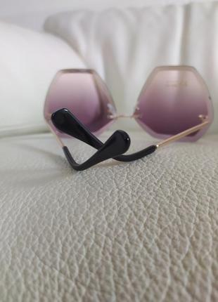 Трендовые розовые очки градиент6 фото