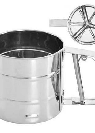 Кружка-сито для муки stenson маленькая 15*9.5см, r16430/d10902