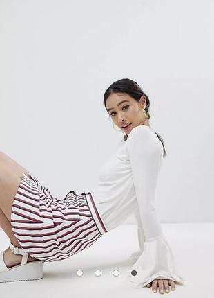 Хлопковая юбка в полоску monki