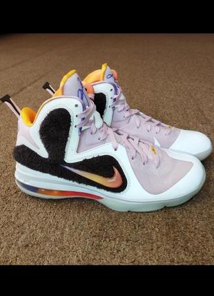 Баскетбольные кроссовки nike lebron ix regal pink brown