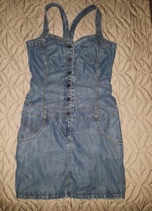 Джинсовый сарафан размер м