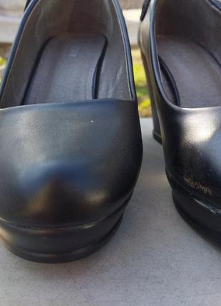 Черные женские туфли на платформе zenden6 фото