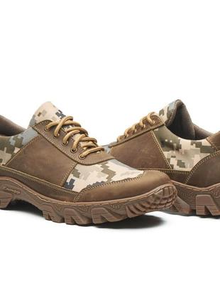 Тактичні кросівки 39-46рр., тактичне військове взуття, тактические кроссовки кожаные со вставками кордури6 фото