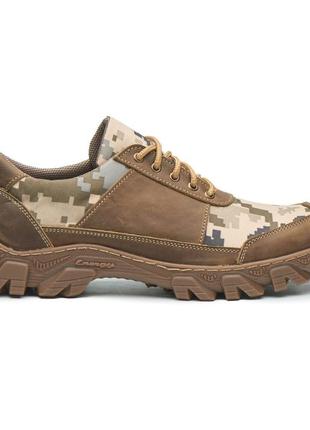 Тактичні кросівки 39-46рр., тактичне військове взуття, тактические кроссовки кожаные со вставками кордури3 фото