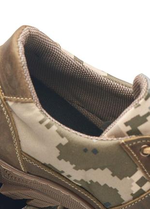 Тактичні кросівки 39-46рр., тактичне військове взуття, тактические кроссовки кожаные со вставками кордури4 фото