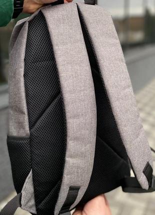 Серый рюкзак портфель молодежный мужской женский универсальный4 фото