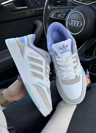 Женские кроссовки adidas drop step white violet sky 36-37-38-40-41