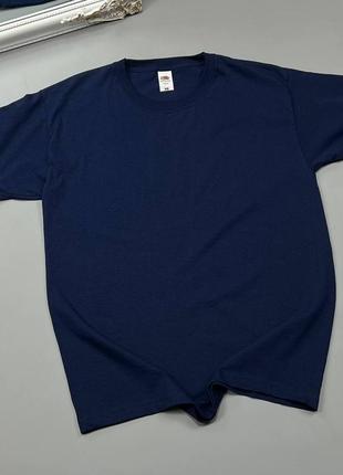 Унисекс новые синие базовые футболки футболка3 фото