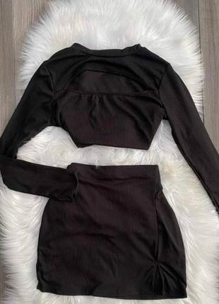 Костюм топ и юбка