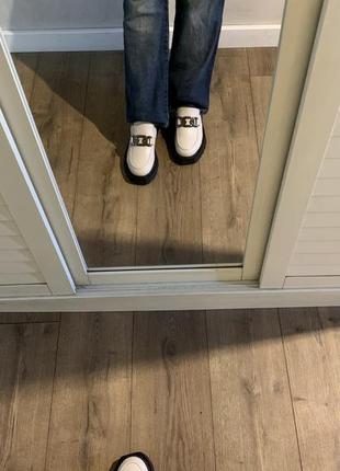Челси ботинки демисезонные кожаные высокие с цепями мега стильные в стиле balenciaga3 фото