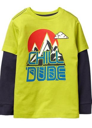 Реглан лонгслив для мальчика 4-5 лет crazy8