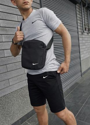 Комплект футболка + шорты + барсетка мужская nike