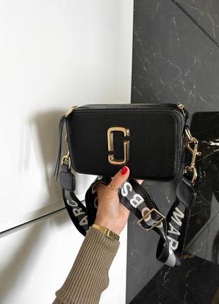 Сумочка marc jacobs black logo