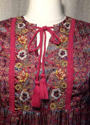 Женская шифоновая блуза, блузка felmer с вышивкой и люрексовой нитью. яркая вышиванка. фотосессия10 фото