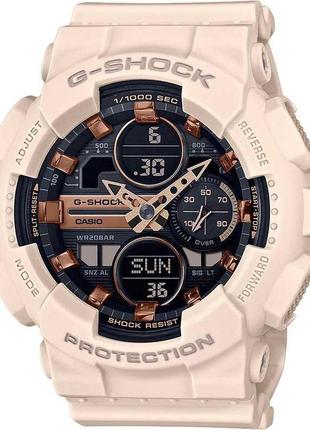 Часы casio g-shock gma-s140m-4aer с хронографом новые!!! женские