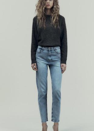 Новая коллекция джинсы мом zara