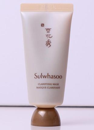 Маска-пленка очищающая sulwhasoo clarifying mask masque clarifiant3 фото