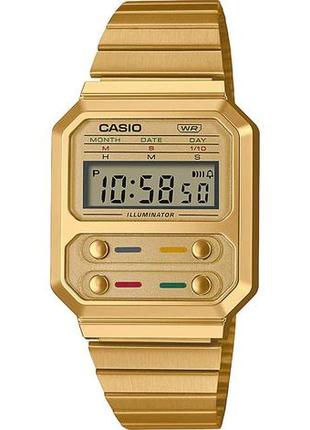 Часы casio vintage a100weg-9aef новые!!! унисекс