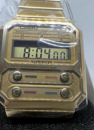 Часы casio vintage a100weg-9aef новые!!! унисекс3 фото