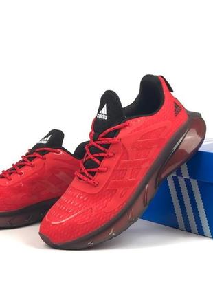 Чоловічі кррсівки adidas/червоні чоловічі кросівки/спортивні чоловічі кросівки/демісезон чоловіче взуття