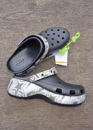 Очень крутячие сабо на платформе crocs classic platform w7,w9, w106 фото