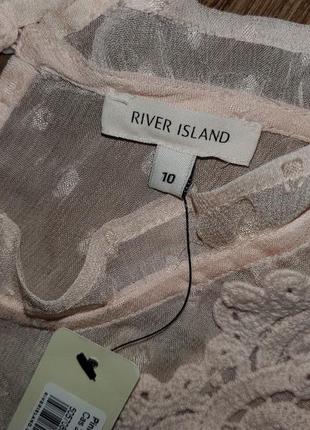Вільна в етностичному стилі блуза river island, бохо рустик прованс3 фото