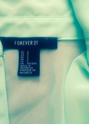 Новая рубашка нежного мятного цвета forever 213 фото