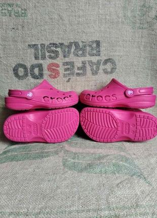 Детские розовые crocs 1j3