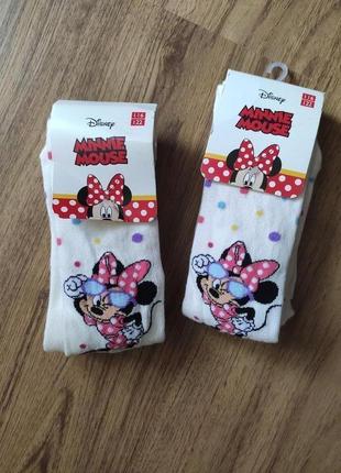 Дитячі колготи дуже гарні р.116-122 міні маус disney minnie mouse