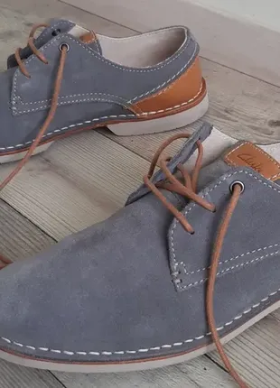 Туфли кожаные clarks (р.42)