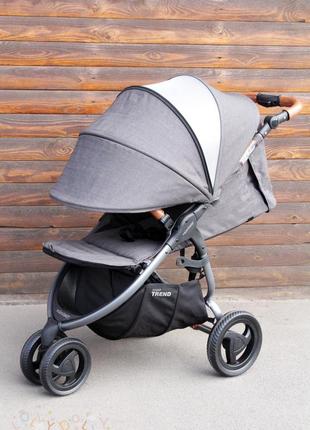 Прогулянкова коляска valco baby snap 3 trend, charcoal
