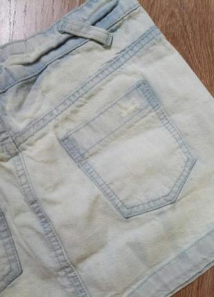 Джинсовая мини юбка размер 8 с5 фото