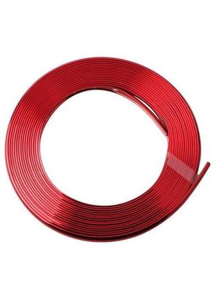 Металева захисна стрічка для електросамоката crosser червоного кольору2 фото