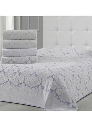 Махровая простынь maison d'or celestina lilac евро 220*240