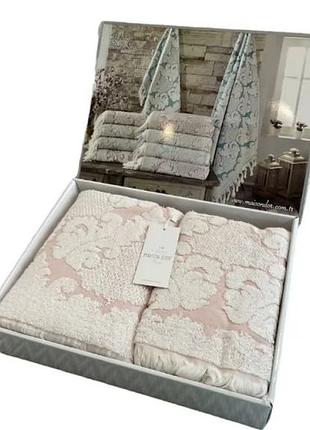 Набор полотенец maison d'or celestina rose 50*100;85*150
