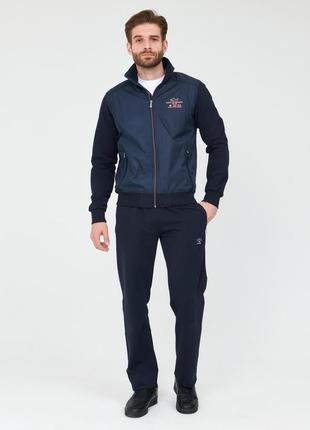 Костюм спортивный мужской paul & shark ps-8248 navy 8xl(64)