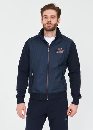 Костюм спортивний чоловічий paul & shark ps-8248 navy 9xl (66)4 фото