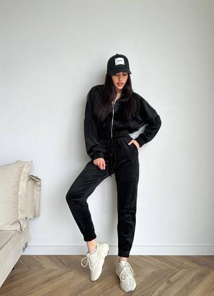 Спортивний костюм велюр 🖤