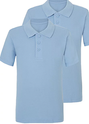 Поло хлопчикові блакитне 7/8 років george