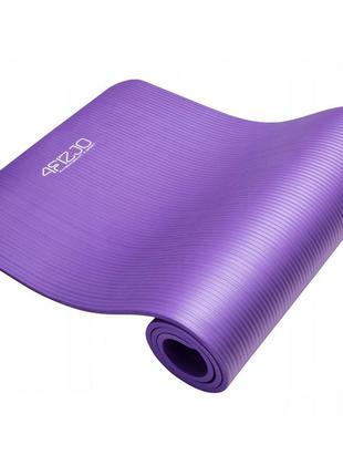 Коврик (мат) спортивный 4fizjo nbr 180 x 60 x 1.5 см для йоги и фитнеса 4fj0151 violet poland
