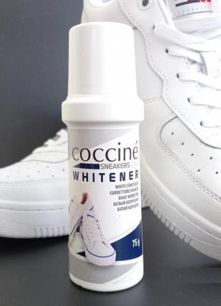 Белая краска паста корректор для подошв и кроссовок  coccine whitener  75 мл