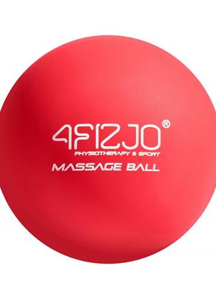 Масажний м'яч 4fizjo lacrosse ball 6.25 см 4fj1202 red poland