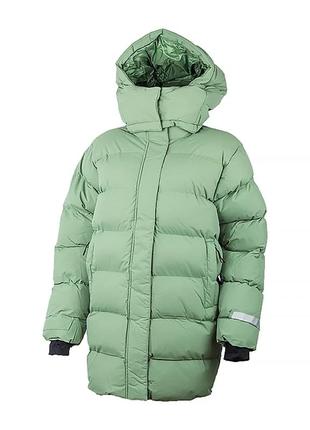 Женская куртка helly hansen w aspire puffy parka зеленый l (53515-406 l)