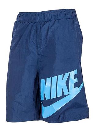 Детские шорты nike b nsw woven hbr short синий m (do6582-410 m)